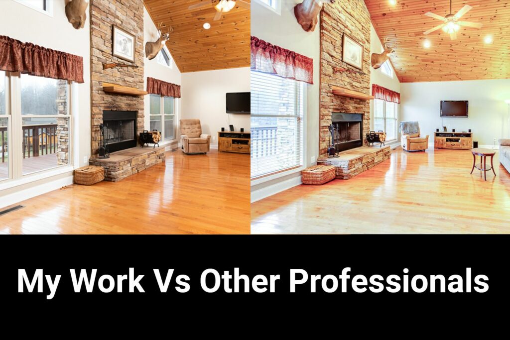 My Work Vs Other Professionals
