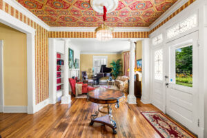 616-E-Madison-Ave-Athens-TN-7 Front entryway of an historical home photographed in Athens TN