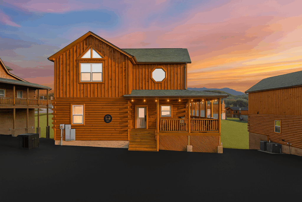 20250724_1118_Refreshed Log Cabin Exterior_remix_01k0yg3574fghast2ekvw1xfpj
