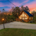 Driveway cleanup edit for Sevierville real estate photo