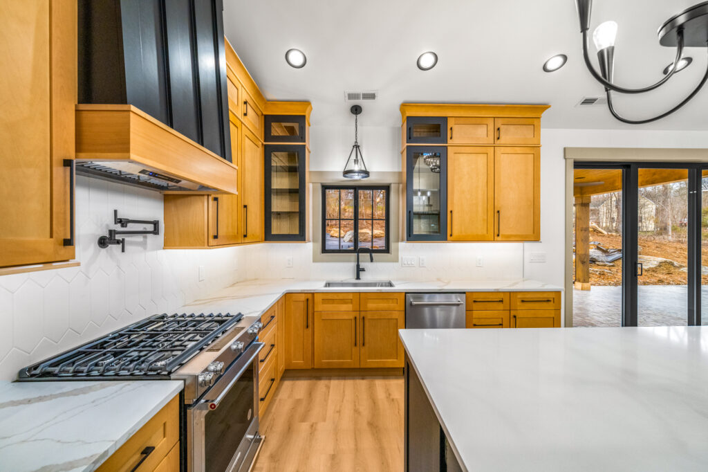 New construction kitchen shot of an MLS listing photographed in Loudon TN