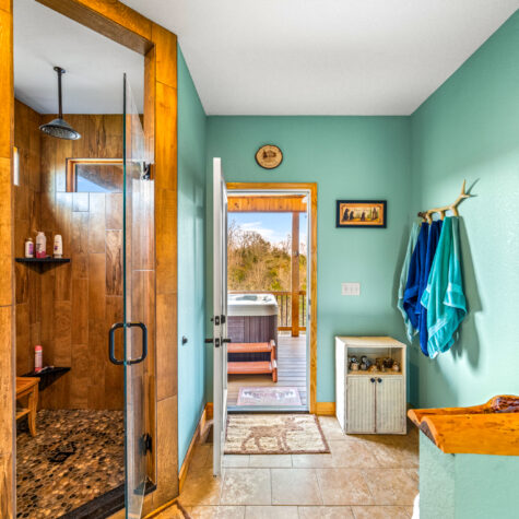 Bathroom shot of an MLS listing photographed in Dandridge TN