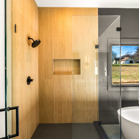 New Construction bathroom shot of an MLS listing photographed in