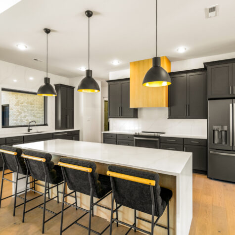 Kitchen shot of a new construction MLS listing photographed in K