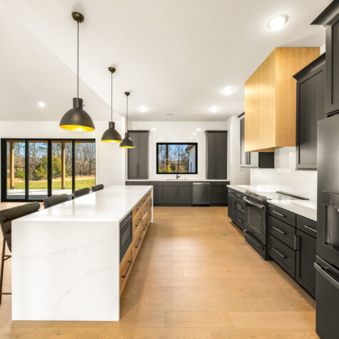 Kitchen shot of a new construction MLS listing photographed in K