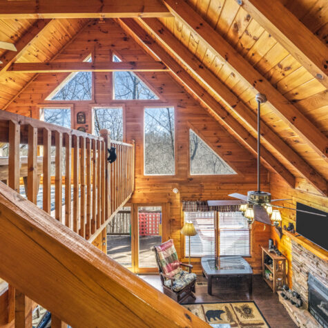 Living space, STR photographed in Sevierville TN