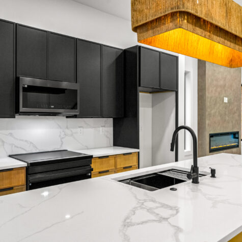 Kitchen area of a new construction MLS listing photographed in K
