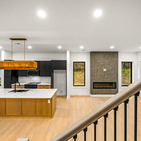 Kitchen area of a new construction MLS listing photographed in K