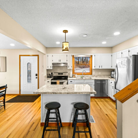 Kitchen area of an STR property photographed in LaFollette TN