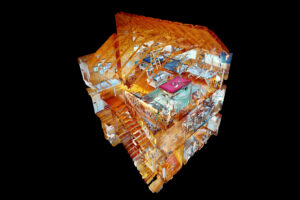 3D Matterport Dollhouse view of Sevierville TN Cabin