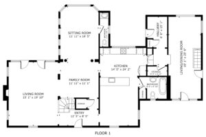 Floorplan created for a Sevierville TN Real Estate Property for sale