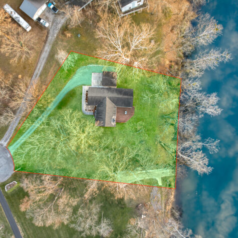 Aerial with Property Border Overlays