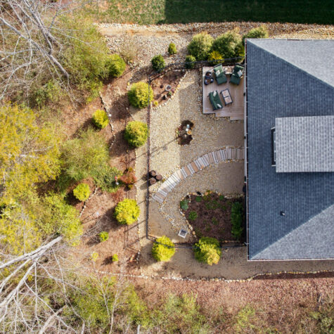 Aerial drone shot of a Tellico Village Listing