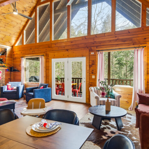 Living Room with View - 1624 West Ski View Drive, Sevierville, Tennessee