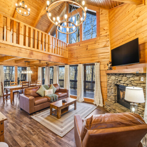 Living Room Interior - 2101 Red Bud Road, Sevierville, Tennessee
