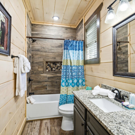 Bathroom View - 3124 Cherokee Valley Drive, Pigeon Forge, Tennessee