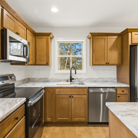 Modern Kitchen with Wood Cabinets &ndash; Maynardville Tennessee Real Estate Photography