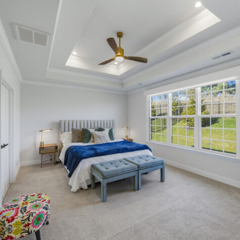 Luxury Primary Bedroom with Tray Ceiling &ndash; Farragut Tennessee