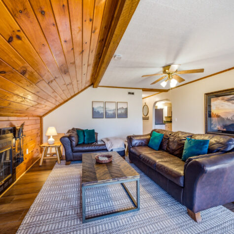 Cozy Living Room with Fireplace &ndash; Sevierville Tennessee Real Estate Photography