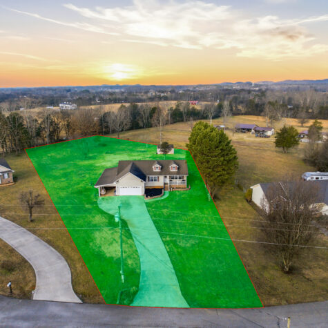 Aerial Property View &ndash; Madisonville Tennessee Real Estate Photography