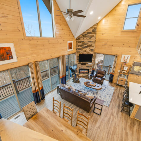 Luxury Smoky Mountain Cabin Interior &ndash; Sevierville Tennessee Real Estate Photography