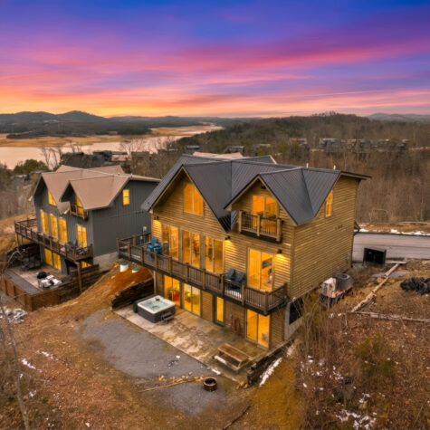 Luxury Smoky Mountain Cabin Aerial &ndash; Sevierville Tennessee