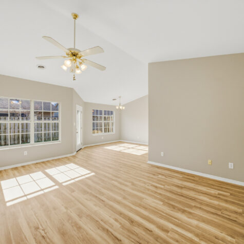 Open Living Room with Vaulted Ceiling &ndash; Knoxville Tennessee